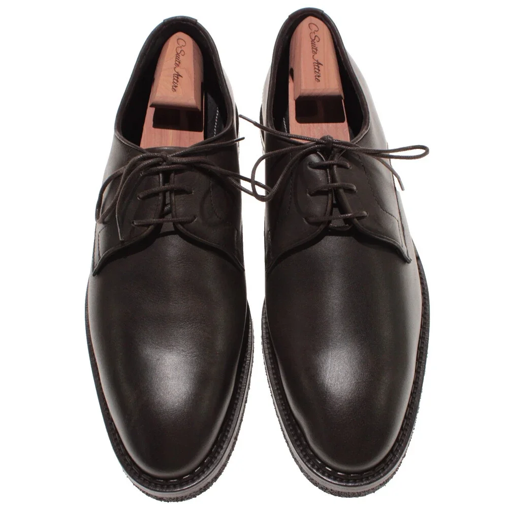 Di Bianco NWD Derby Dress Shoes Size 11 US in Brown Leather Made in Italy